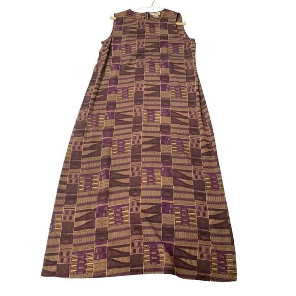 Vintage Patterned sleeveless dress - Picture 1 of 8